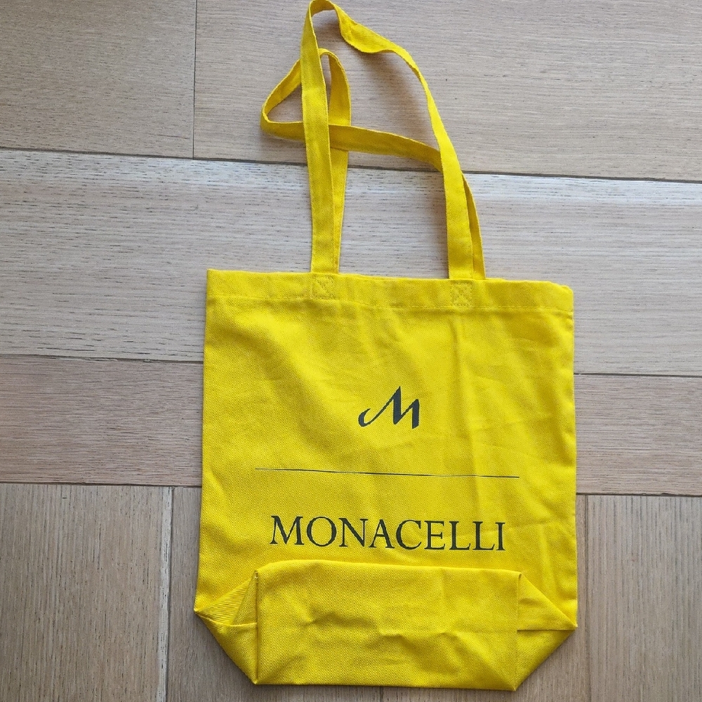 Phaido Monacelli Reuable Yellow Tote Bag. New